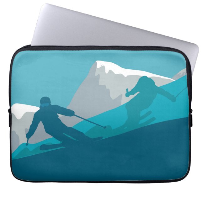 Capa Para Notebook Esqui alpino (Frente)