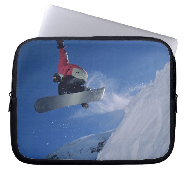 Capa Para Notebook Esquiando no Snowbird Resort, Utah (MR) (Frente)