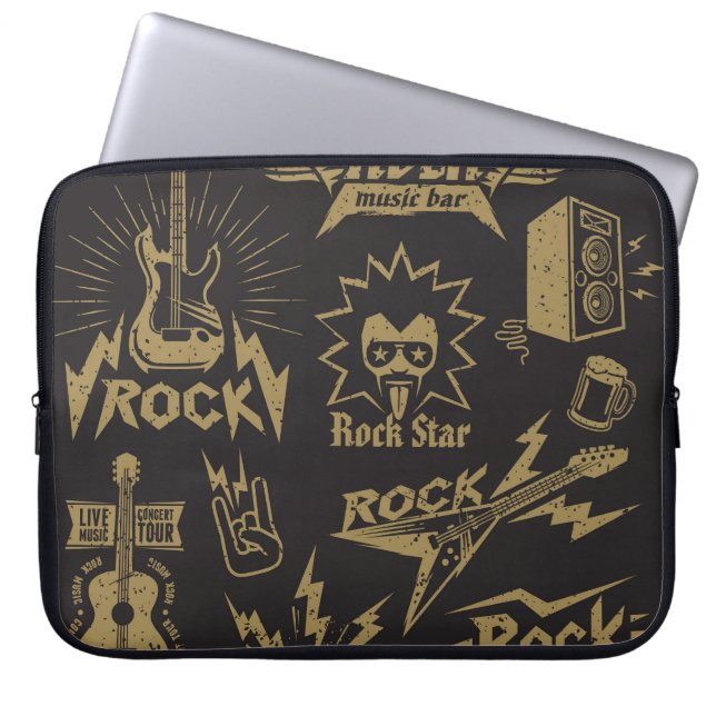 Capa Para Notebook Essência da música rock endêmica (Frente)