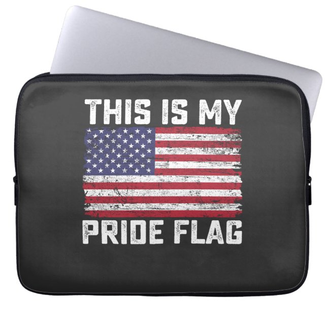 Capa Para Notebook Esta É Minha Bandeira do Orgulho EUA (Frente)