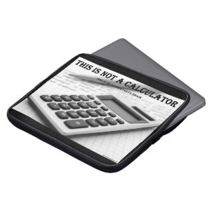 Capa Para Notebook "Esta não é uma calculadora "