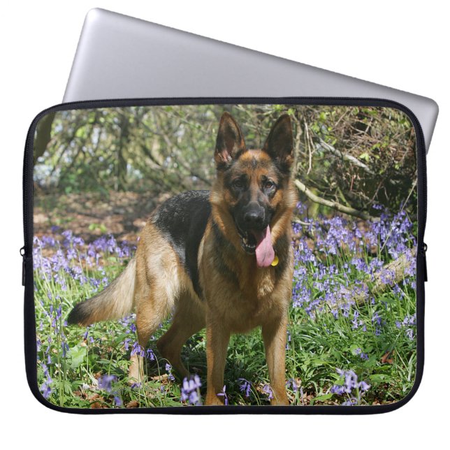 Capa Para Notebook Estabelecimento do german shepherd (Frente)