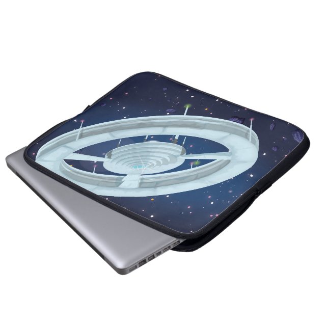 Capa Para Notebook Estação Espacial (Frente Inferior)