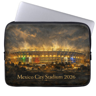 Capa Para Notebook Estádio Elegante México na Copa do Mundo da Cidade