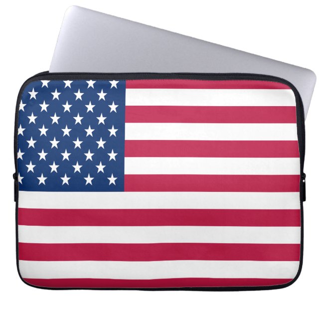 Capa Para Notebook Estados Unidos da América Flag-26976 (Frente)