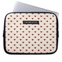 Estilista Cute Doce Padrão Coração Vermelho Presen