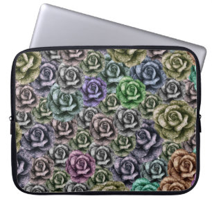 Capa Para Notebook ESTILO AESTÉTICO FLORAL rosa