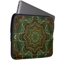 Capa Para Notebook Estilo de engrenagens caleidoscópicas azul-acastan