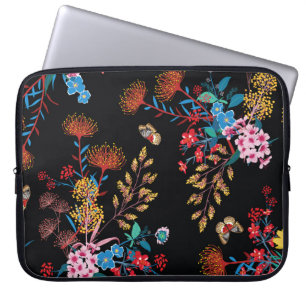 Capa Para Notebook Estilo de Liberdade das Borboletas do Jardim Bloom