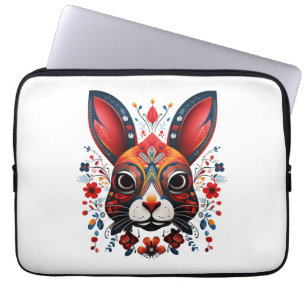 Capa Para Notebook Estilo encantador de coelho, colorido, bonito