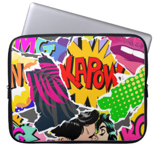 Capa Para Notebook Estilo perfeito de pop de arte de história em quad