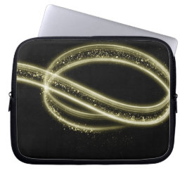 Capa Para Notebook Estilo Premium Preto Dourado Tech