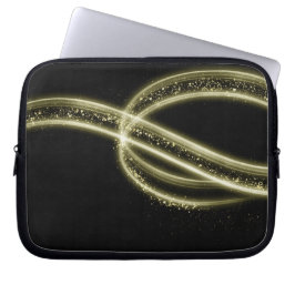Capa Para Notebook Estilo Premium Preto Dourado Tech