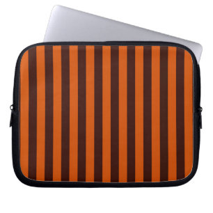 Capa Para Notebook Estilo Retroativo de Listras Laranja Queimadas Per