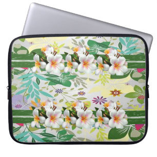 Capa Para Notebook Estojo com Manga Floral para Ipad