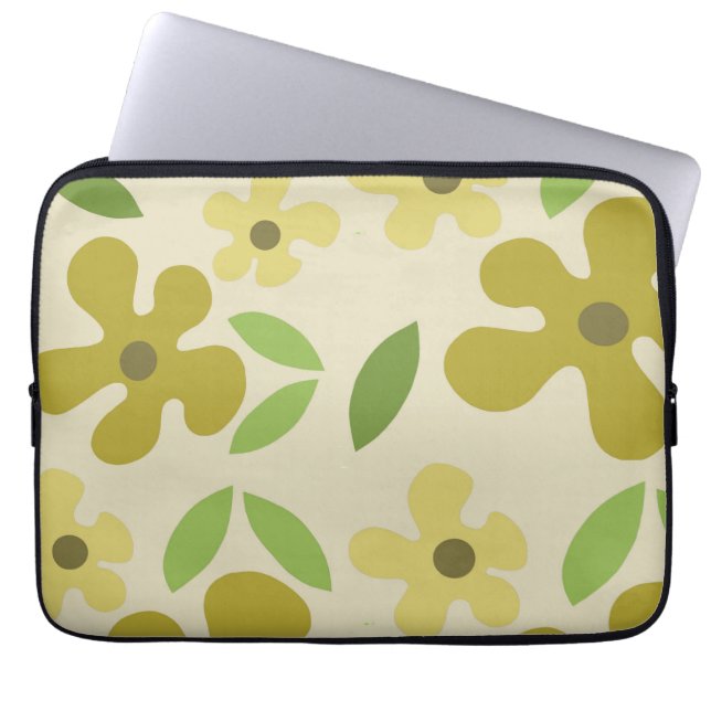 Capa Para Notebook Estojo de Laptop 13" Camuflagem Floral (Frente)