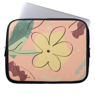 Capa Para Notebook Estojo de Laptop com Design Floral Fofo