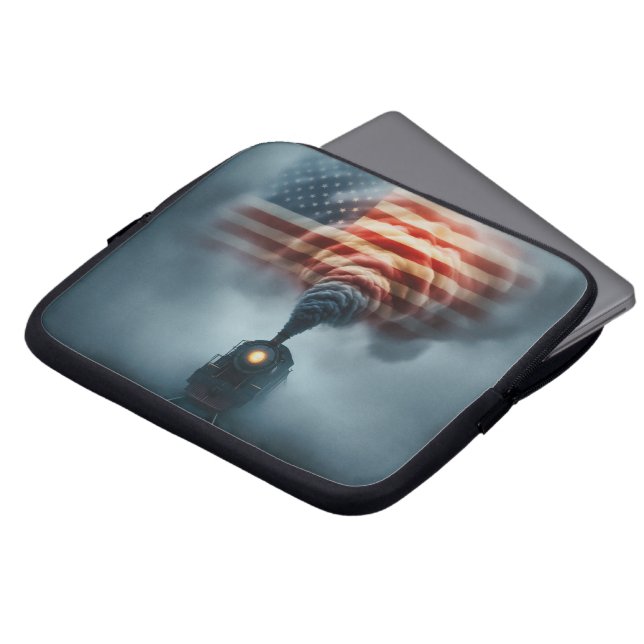 Capa Para Notebook Estojo de Laptop de Neoprene Patriótico  (Frente Topo)