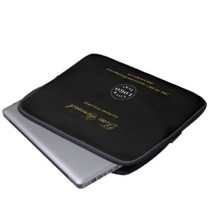 Capa Para Notebook Estojo de Laptop Profissional com Texto Personaliz