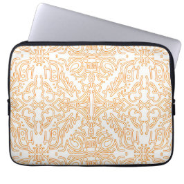 Capa Para Notebook Estojo de telefone / iPad em Damasco Dourado de Fl