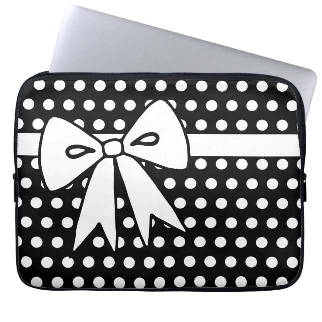 Capa Para Notebook Estojo para Computador Portátil com Pontos Present (Frente)