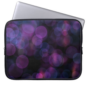 Capa Para Notebook Estojo para Laptop Abstrato Bokeh Roxo Rosa Mal-hu