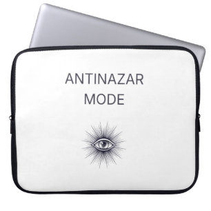 Capa Para Notebook Estojo para Laptop Anti Nazar Olho do Mal Minimali