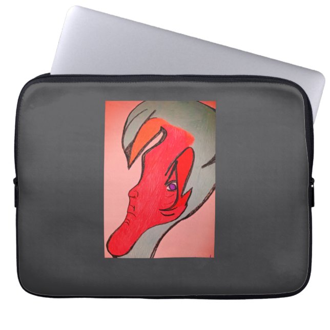 Capa Para Notebook Estojo para Laptop com Arte de Personagem Original (Frente)
