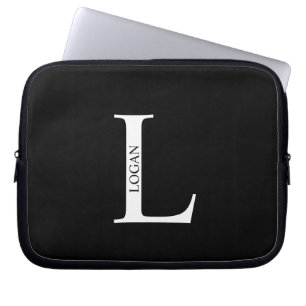 Capa Para Notebook Estojo para Laptop com Monograma e Nome Personaliz