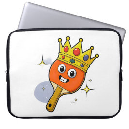 Capa Para Notebook Estojo para Laptop com Raquete de Tênis de Mesa de