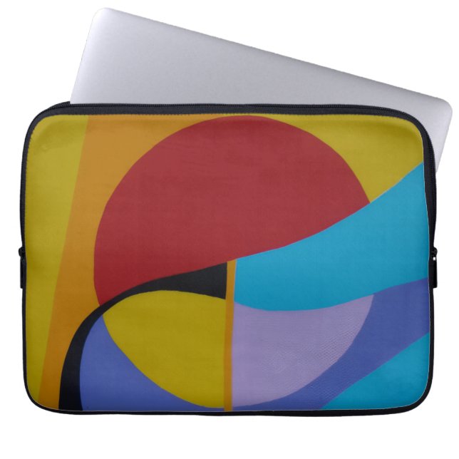 Capa Para Notebook Estojo para Laptop de Arte de Labirinto Retro Cont (Frente)