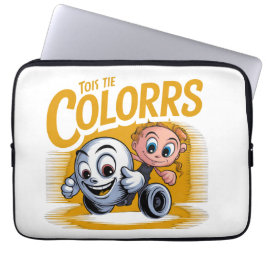 Capa Para Notebook Estojo para Laptop de Arte Pop Vibrante em Cartoon