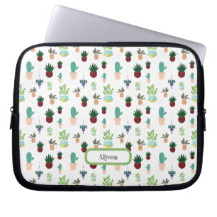 Capa Para Notebook Estojo para laptop de Cactos Suculentos Personaliz