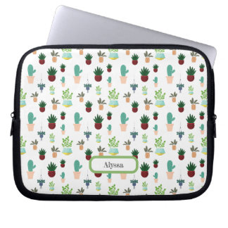 Capa Para Notebook Estojo para laptop de Cactos Suculentos Personaliz