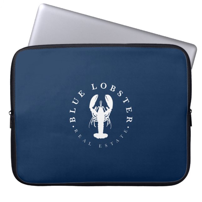 Capa Para Notebook Estojo para Laptop/iPad Blue Lobster Navy (Frente)