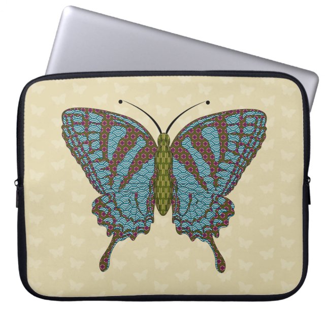 Capa Para Notebook Estojo para Laptop Japanese Swallowtail (Frente)