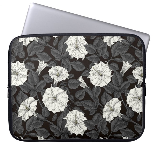 Capa Para Notebook Estojo para Laptop Moonflowers (Frente)