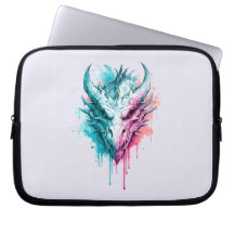 Estojo para Laptop Vibrant Splatter Dragon