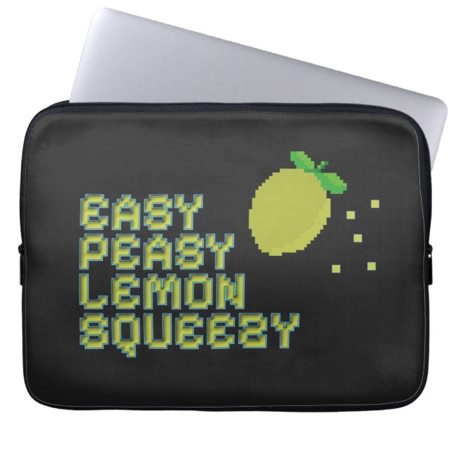 Capa Para Notebook Estojo para Tablet Easy Peasy Lemon Squeezy (Frente)