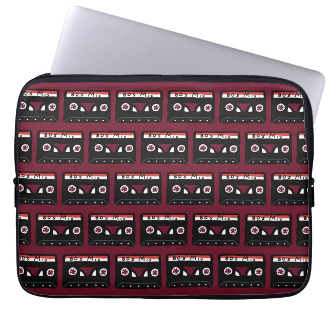 Capa Para Notebook Estojo para Tablet Fitas Cassete  (Frente)