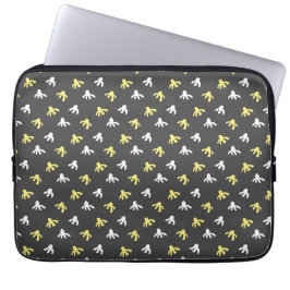 Capa Para Notebook Estojo para Tablet Popcorn (Cinza Escuro & Amarelo