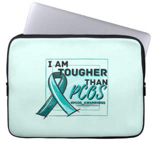 Capa Para Notebook ESTOU MAIS DURO DO QUE A Fita Teal DE SENSIBILIZAÇ