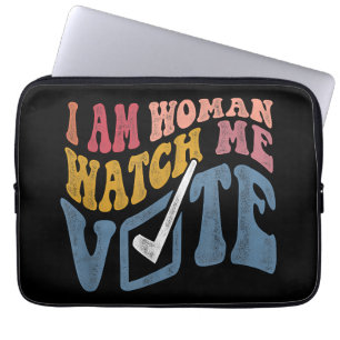 Capa Para Notebook Estou Mulher Que Me Assista Votar 2024 Votação Em