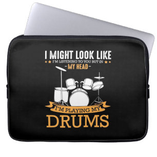 Capa Para Notebook Estou Tocando Meus Tambores