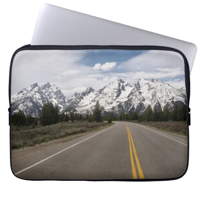 Capa Para Notebook Estrada à cordilheira de Teton (Frente)