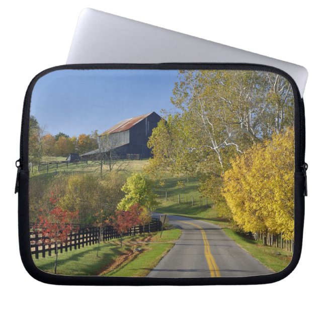 Capa Para Notebook Estrada rural através da região Bluegrass de Kentu (Frente)