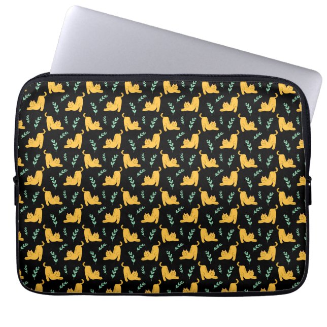 Capa Para Notebook Estreitando Gato (Frente)