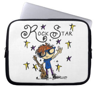 Capa Para Notebook Estrela do rock do menino do Redhead