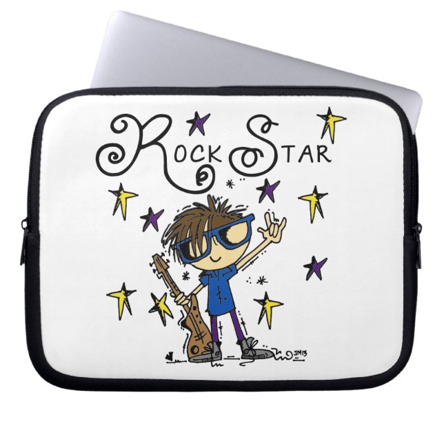 Capa Para Notebook Estrela do rock triguenha (Frente)