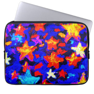 Capa Para Notebook "Estrelas Coloridas Respiratórias". Comprar Agora